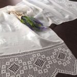 Τραβέρσα Silk Δαντέλα YM-01 Ασημόριγο