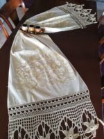 Χειρός Τραβέρσα Silk Δαντέλα 26