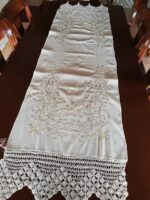 Χειρός Τραβέρσα Silk Δαντέλα 02