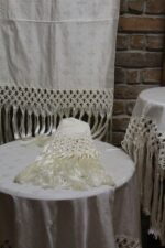 Σετ 4τεμ ΥΜ-001 ατλάζι μακραμέ