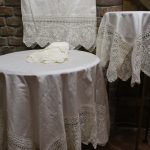 Σετ 4τεμ ΥΜ-001 ατλάζι με δαντέλα