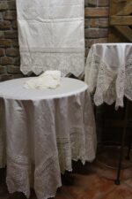 Σετ 4τεμ ΥΜ-001 ατλάζι με δαντέλα